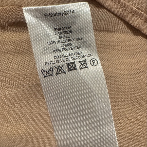 Armani Exchange Taupe High-Low Layered Midi Skirt - Picture 9 of 10